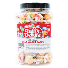 Taffy Delight Chili Mango Salt Water Taffy 16oz Jar 